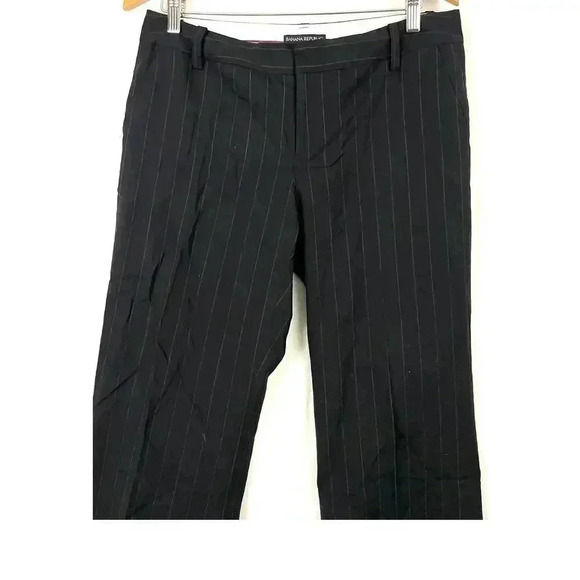 Banana Republic Pants Black Size 10R Martin Fit Career Wool Blend Lined - Picture 13 of 13